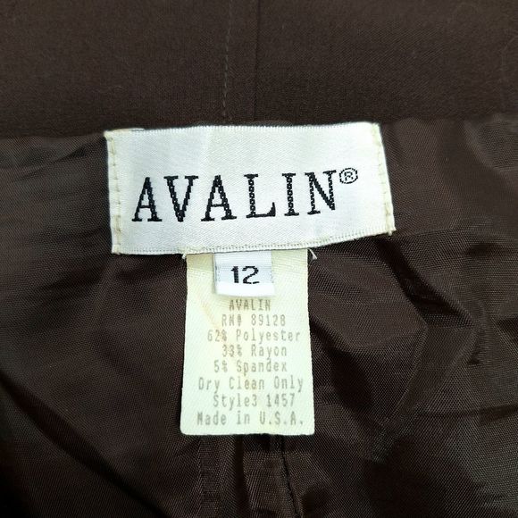 Avalin Brown Flowy A-Line Midi Skirt Sz 12 - Picture 4 of 10